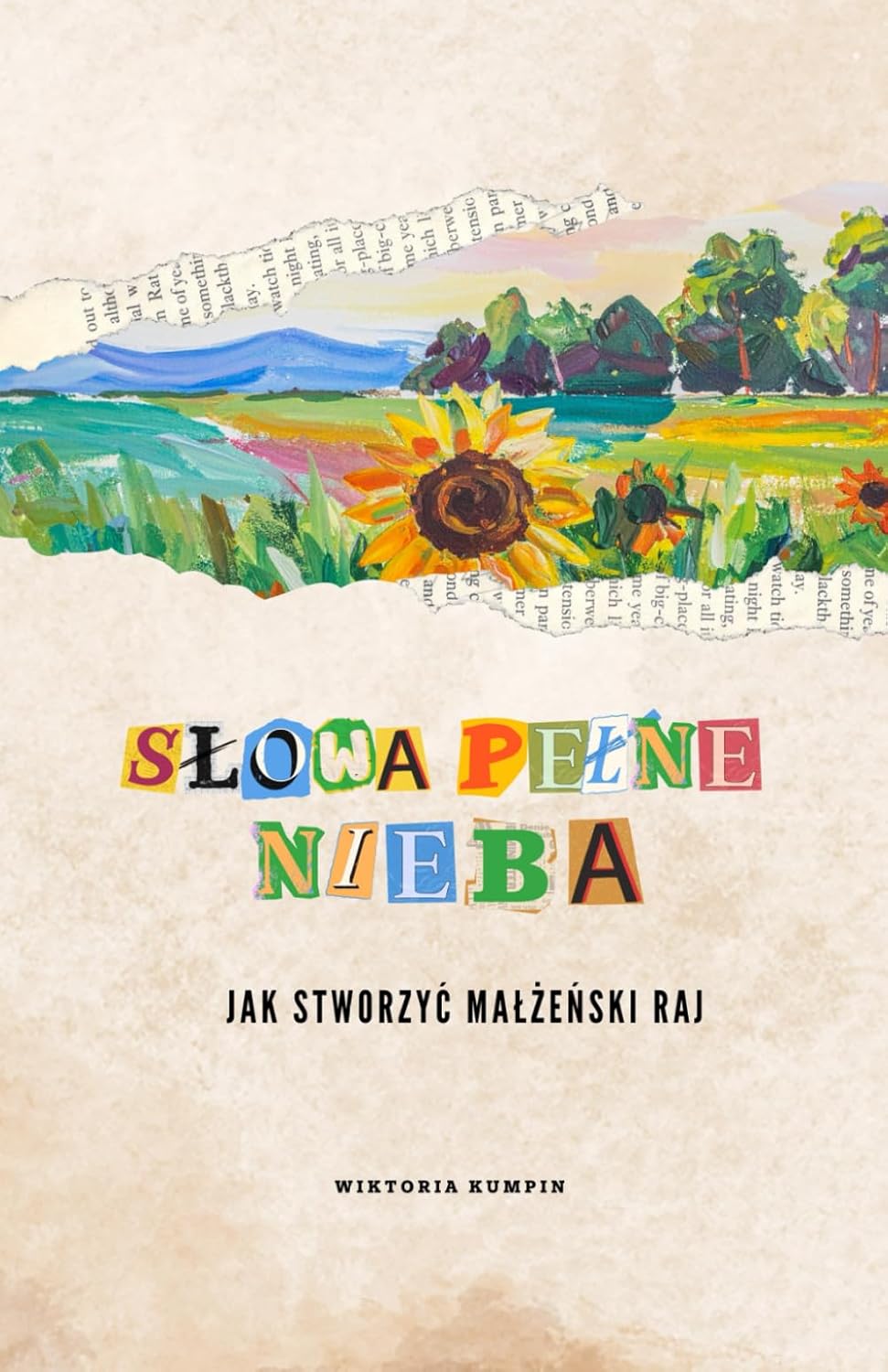 Słowa pełne nieba - Okładka książki